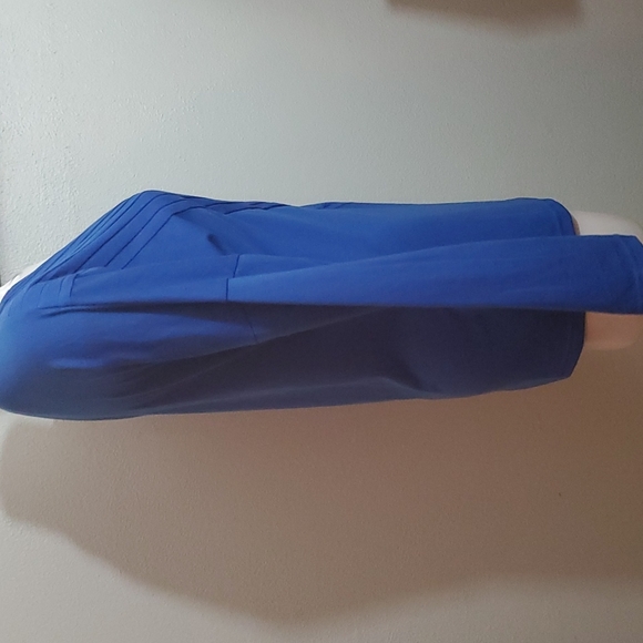 Women's Outdoor Casual Solid Blue V-Neck Long Sleeve Top-EUC-Sz XL - Picture 6 of 13